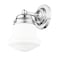 Z-Lite Vaughn Wall Sconce, 1-Light, 7.75 In.W x 6 In.L x 9.5 In.H, Chrome /Matte Opal 735-1S-CH - alternate 6